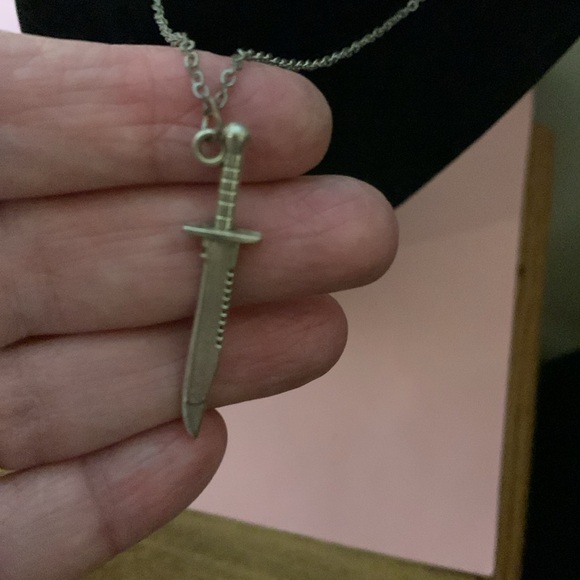 Sword knife necklace 20”* - Picture 4 of 5
